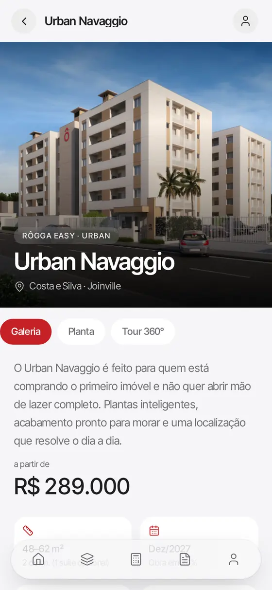 Tela do app Rôgga — ficha